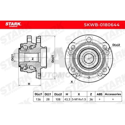 Wheel Bearing Stark SKWB-0180644 SKWB-0180644 - photo 3