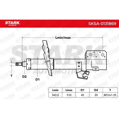Shock Absorber Stark SKSA-0131869 SKSA-0131869 - photo 3