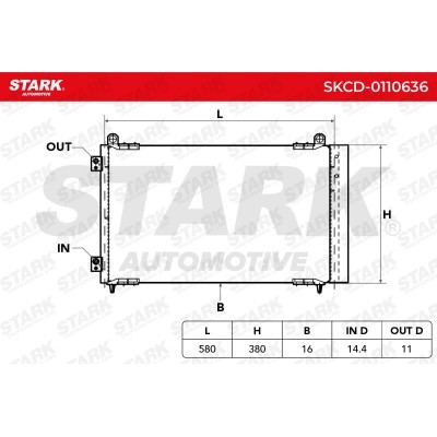 A/C condenser SKCD-0110636 - photo 5
