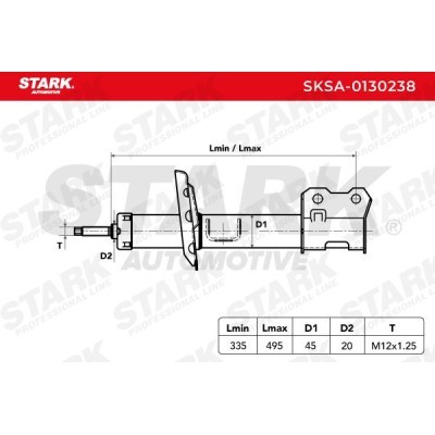 Shock Absorber Stark SKSA-0130238 SKSA-0130238 - photo 3