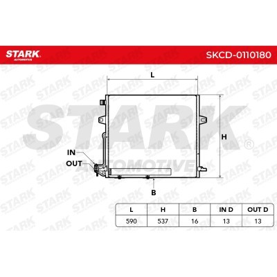 A/C condenser SKCD-0110180 - photo 7