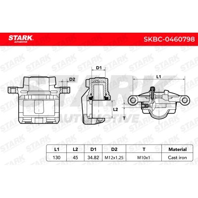 Brake Caliper Stark SKBC-0460798 SKBC-0460798 - photo 6