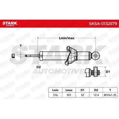 Shock Absorber Stark SKSA-0132579 SKSA-0132579 - photo 6