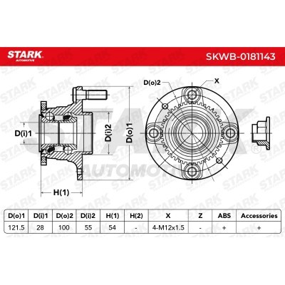 Wheel Bearing Stark SKWB-0181143 SKWB-0181143 - photo 6