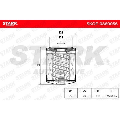 Oil Filter Stark SKOF-0860056 SKOF-0860056 - photo 6