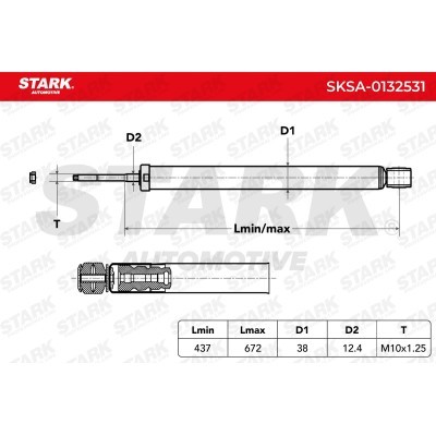Shock Absorber Stark SKSA-0132531 SKSA-0132531 - photo 10