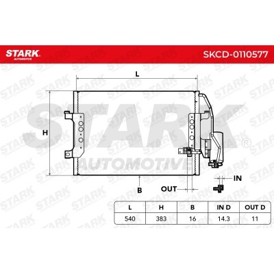 A/C condenser SKCD-0110577 - photo 4