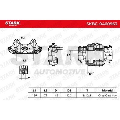 Brake Caliper Stark SKBC-0460963 SKBC-0460963 - photo 6