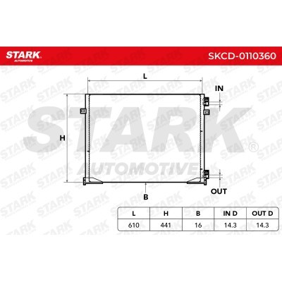 A/C condenser SKCD-0110360 - photo 5