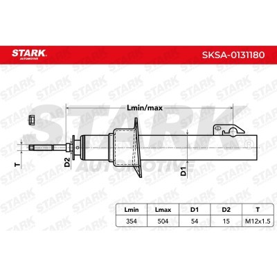Shock Absorber Stark SKSA-0131180 SKSA-0131180 - photo 3