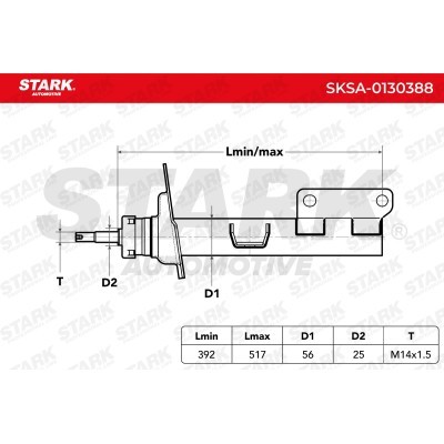 Shock Absorber Stark SKSA-0130388 SKSA-0130388 - photo 3