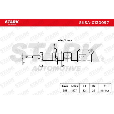 Shock Absorber Stark SKSA-0130097 SKSA-0130097 - photo 3