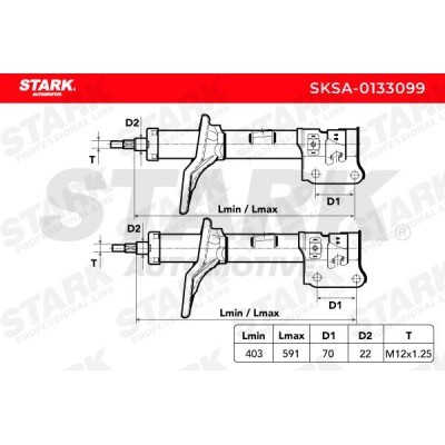 Shock Absorber Stark SKSA-0133099 SKSA-0133099 - photo 4