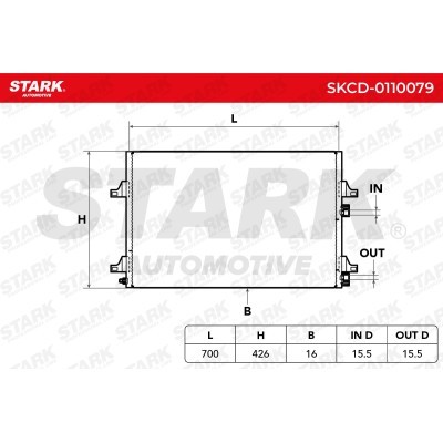 A/C condenser SKCD-0110079 - photo 4