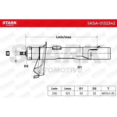 Shock Absorber Stark SKSA-0132342 SKSA-0132342 - photo 5