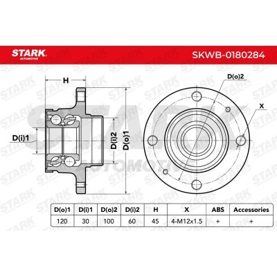 Wheel Bearing Stark SKWB-0180284 SKWB-0180284 - photo 4
