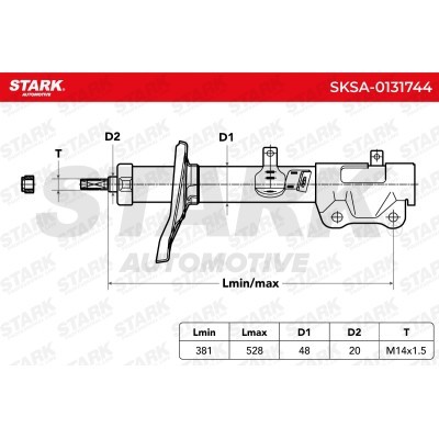 Shock Absorber Stark SKSA-0131744 SKSA-0131744 - photo 3