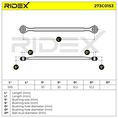 Control Arm RIDEX 273C0153 273C0153 - photo 4