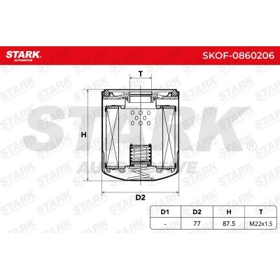 Oil Filter Stark SKOF-0860206 SKOF-0860206 - photo 5