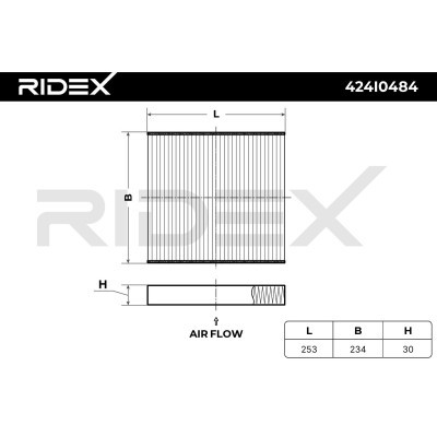 Cabin Air Filter RIDEX 424I0484 424I0484 - photo 6