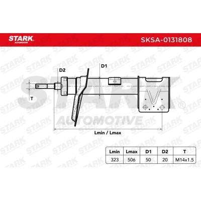 Shock Absorber Stark SKSA-0131808 SKSA-0131808 - photo 8