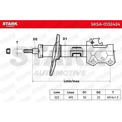 Shock Absorber Stark SKSA-0132424 SKSA-0132424 - photo 3