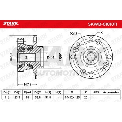 Wheel Bearing Stark SKWB-0181011 SKWB-0181011 - photo 5