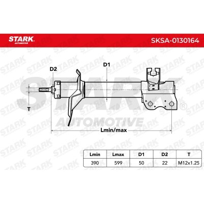 Shock Absorber Stark SKSA-0130164 SKSA-0130164 - photo 3