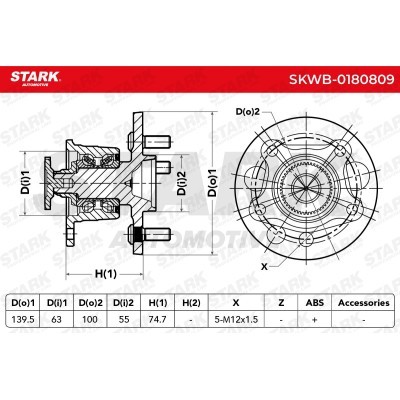 Wheel Bearing Stark SKWB-0180809 SKWB-0180809 - photo 7