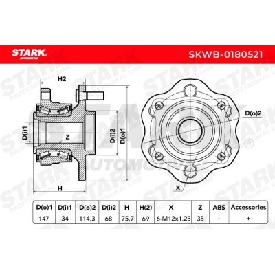 Wheel Bearing Stark SKWB-0180521 SKWB-0180521 - photo 4