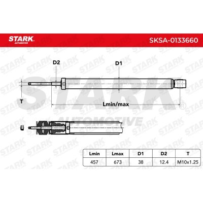 Shock Absorber Stark SKSA-0133660 SKSA-0133660 - photo 6