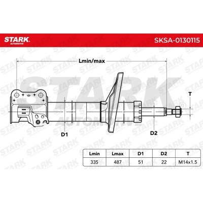 Shock Absorber Stark SKSA-0130115 SKSA-0130115 - photo 4