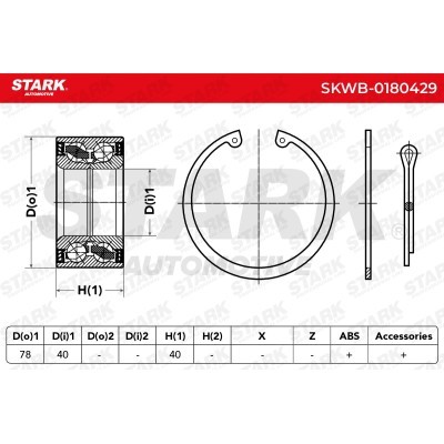 Wheel Bearing Stark SKWB-0180429 SKWB-0180429 - photo 2