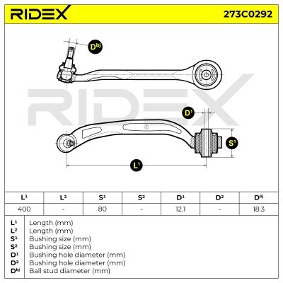 Control Arm RIDEX 273C0292 273C0292 - photo 4