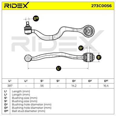Control Arm RIDEX 273C0056 273C0056 - photo 3