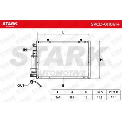 A/C condenser SKCD-0110614 - photo 5