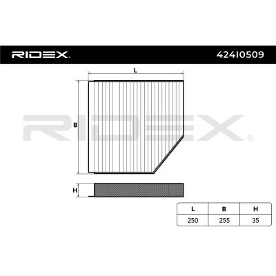 Cabin Air Filter RIDEX 424I0509 424I0509 - photo 6