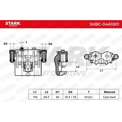 Brake Caliper Stark SKBC-0461001 SKBC-0461001 - photo 4