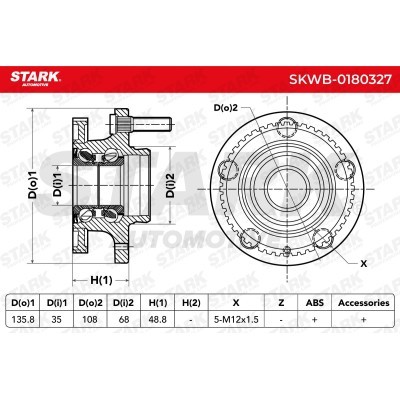Wheel Bearing Stark SKWB-0180327 SKWB-0180327 - photo 4