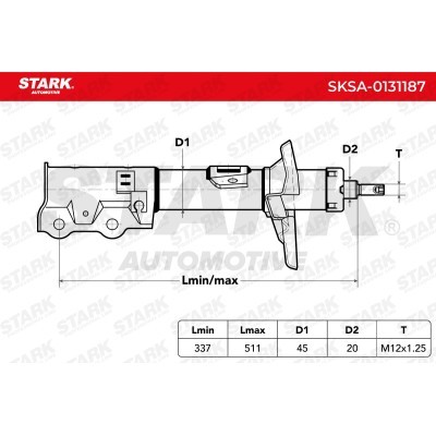 Shock Absorber Stark SKSA-0131187 SKSA-0131187 - photo 3