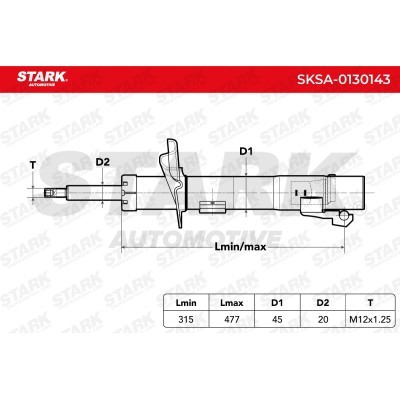 Shock Absorber Stark SKSA-0130143 SKSA-0130143 - photo 4