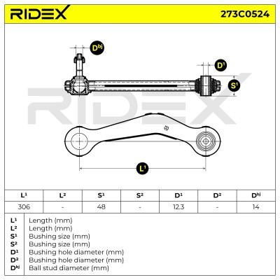 Control Arm RIDEX 273C0524 273C0524 - photo 5