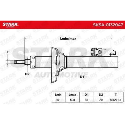Shock Absorber Stark SKSA-0132047 SKSA-0132047 - photo 6