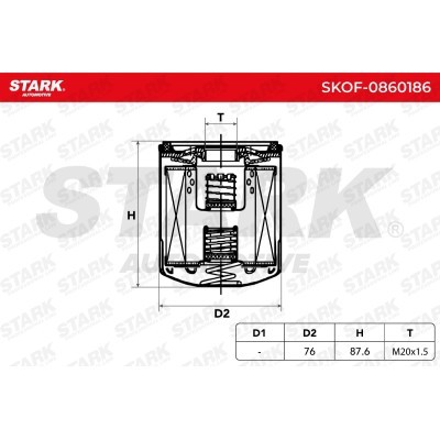 Oil Filter Stark SKOF-0860186 SKOF-0860186 - photo 6