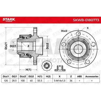 Wheel Bearing Stark SKWB-0180773 SKWB-0180773 - photo 5