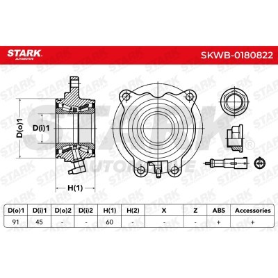 Wheel Bearing Stark SKWB-0180822 SKWB-0180822 - photo 6
