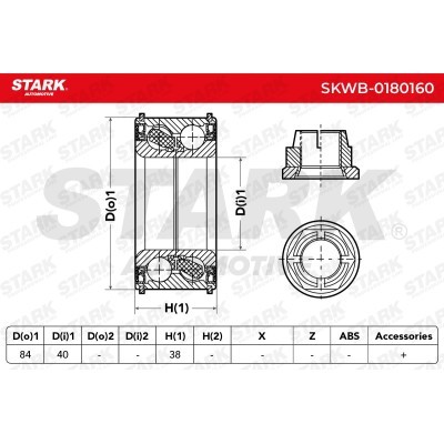 Wheel Bearing Stark SKWB-0180160 SKWB-0180160 - photo 3