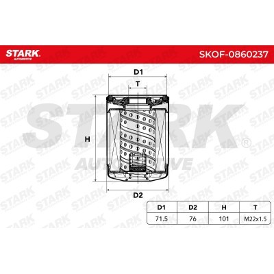 Oil Filter Stark SKOF-0860237 SKOF-0860237 - photo 5