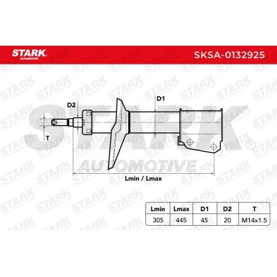 Shock Absorber Stark SKSA-0132925 SKSA-0132925 - photo 4