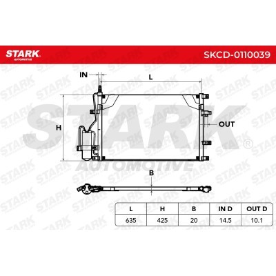 A/C condenser SKCD-0110039 - photo 4